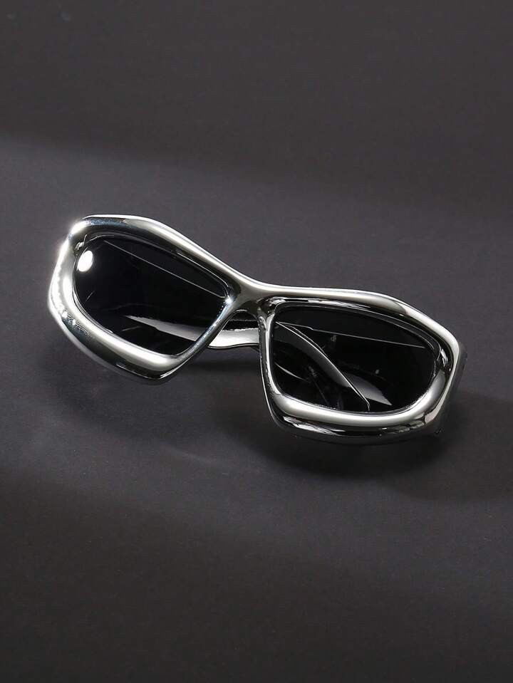 1pc Fashionable Sports Y2k Oversized Sunglasses For Men And Women, Suitable For Summer And Beach ... | SHEIN