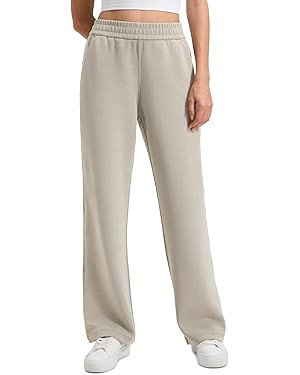 CRZ YOGA SoftAura Straight Leg Casual Sweatpants Women 28"/30" - Modal Lounge Travel Casual Pants... | Amazon (US)