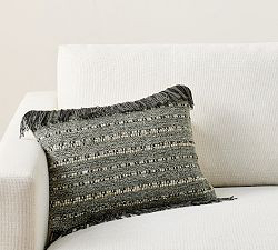 Fiala Textured Lumbar Pillow | Pottery Barn (US)