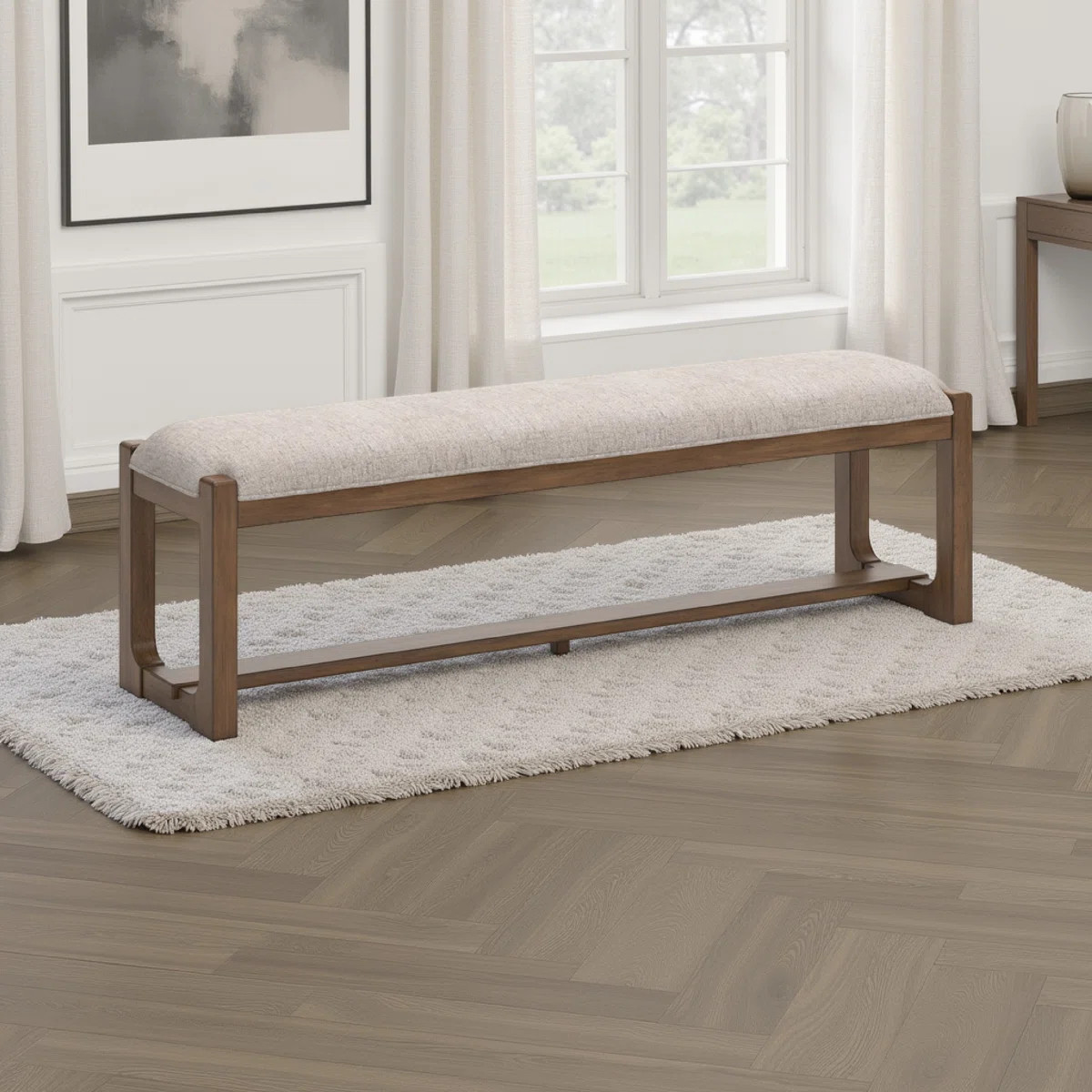 Geovoni Polyester Upholstered Bench | Wayfair North America