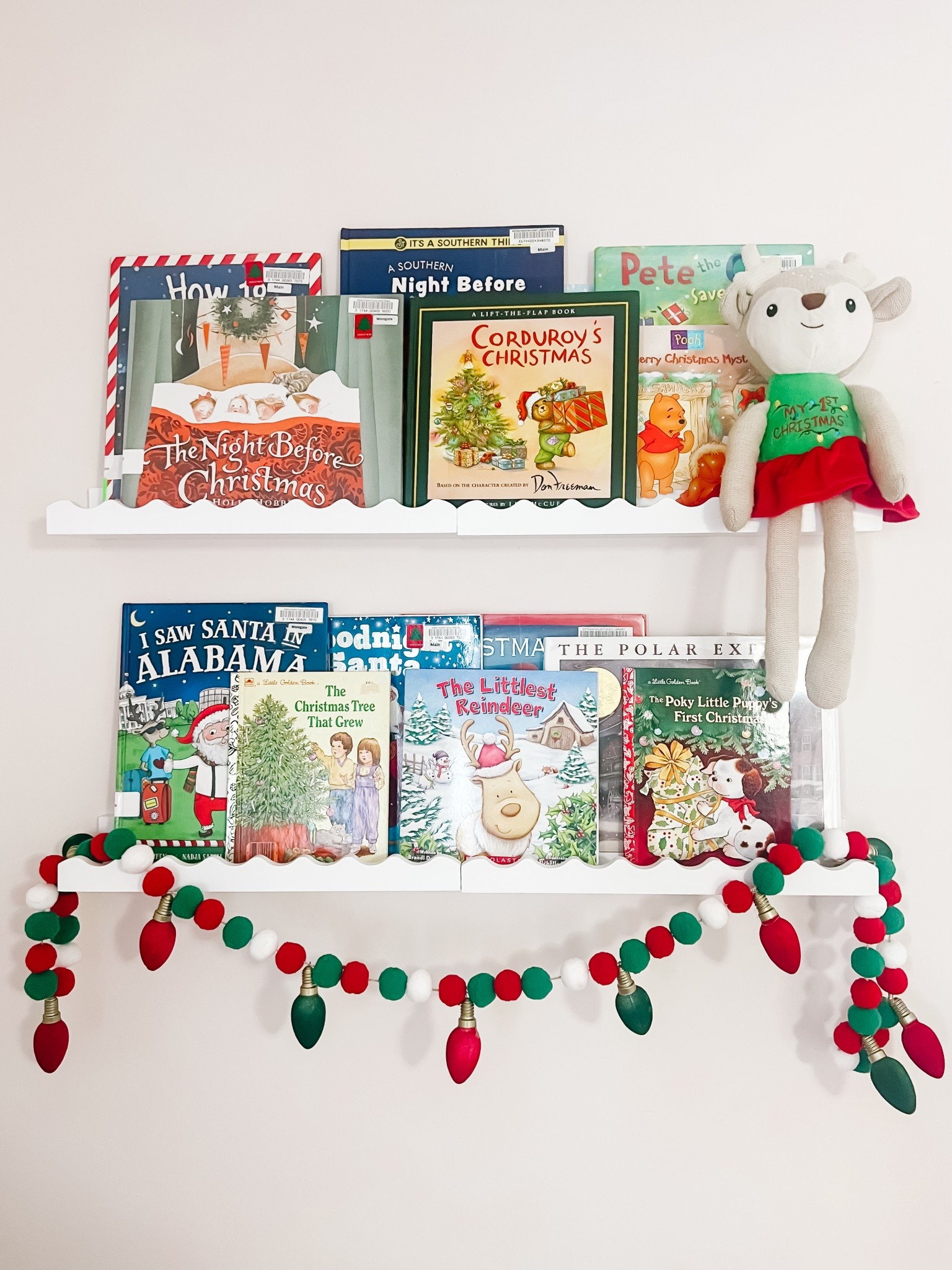 Feeling festive with this Christmas-themed bookshelf! The sweetest holiday reads to get us in the Christmas spirit. 

#LTKKids #ChristmasBooks #FestiveReads

#LTKKids #LTKSeasonal