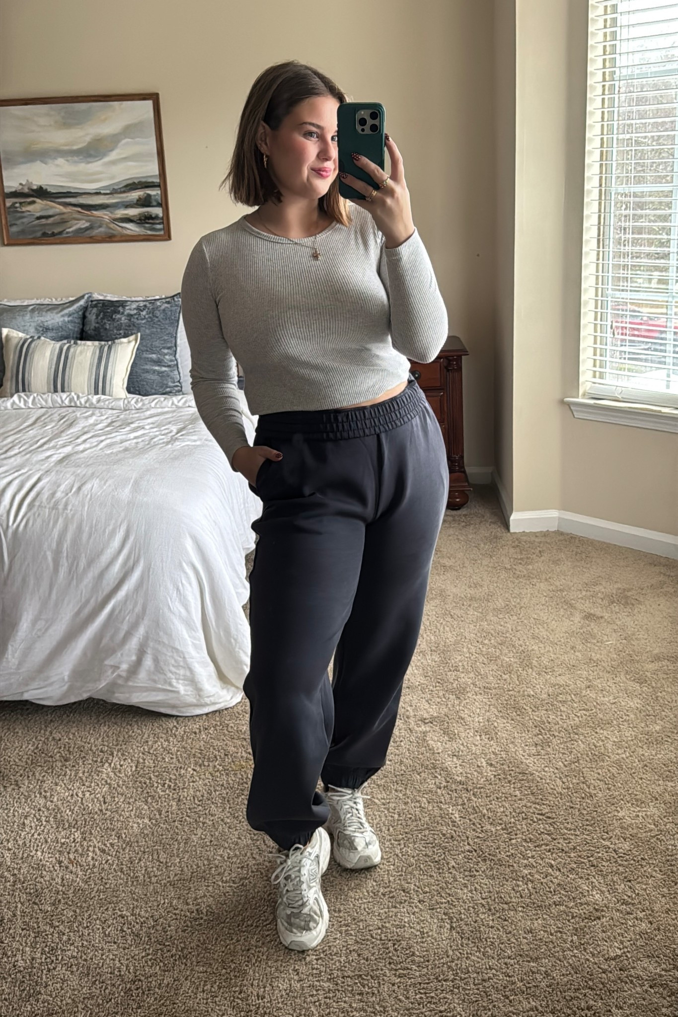 Top: S gray
Bottoms: M blue ink
New balance 530 polka dot, Colorfulkoala joggers, Amazon Athleisure, comfy athletic clothes, old navy snug ribbed long sleeve top

#LTKActive #LTKFindsUnder50 #LTKMidsize