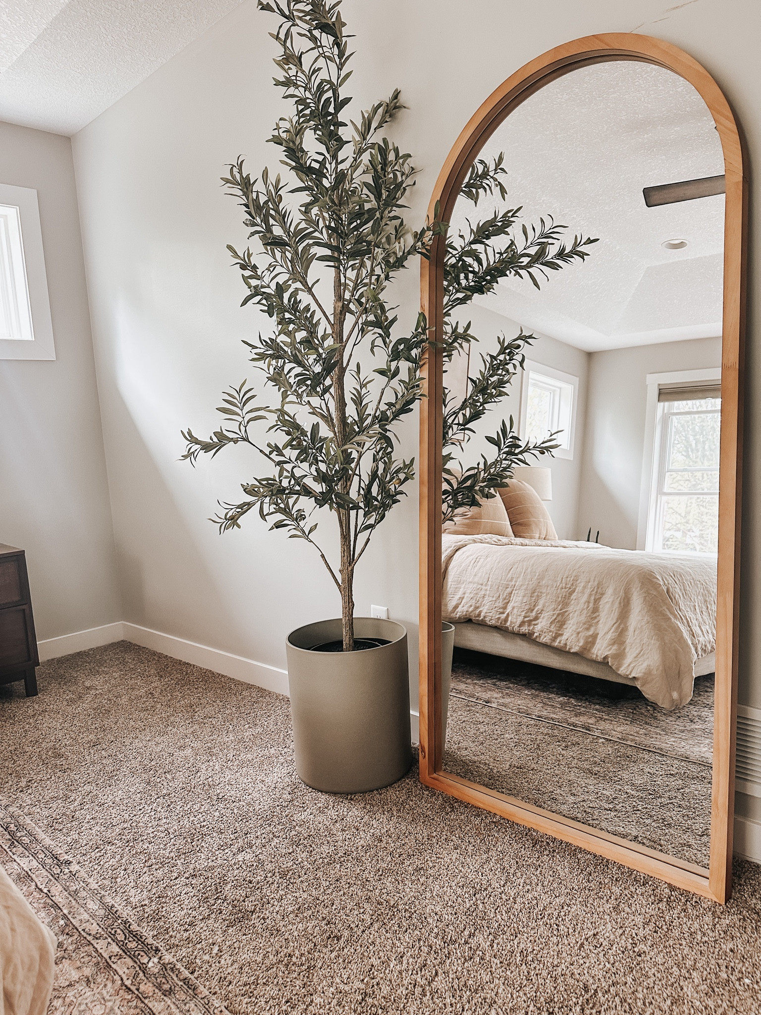 I love the simplicity of this olive tree! 
I have this one linked at top and very similar affordable options as well! 

#LTKSeasonal #LTKsalealert #LTKhome