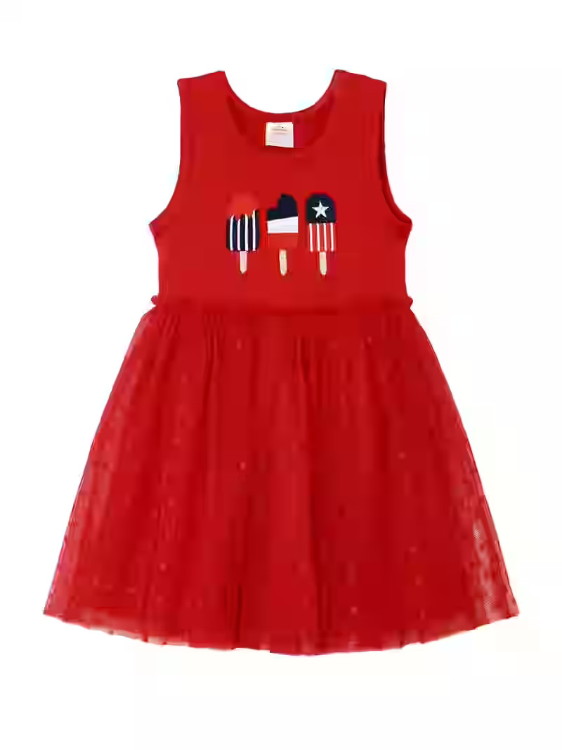 Way to Celebrate Toddler Girl Americana Tutu Dress, Sizes 12M-5T | Walmart (US)