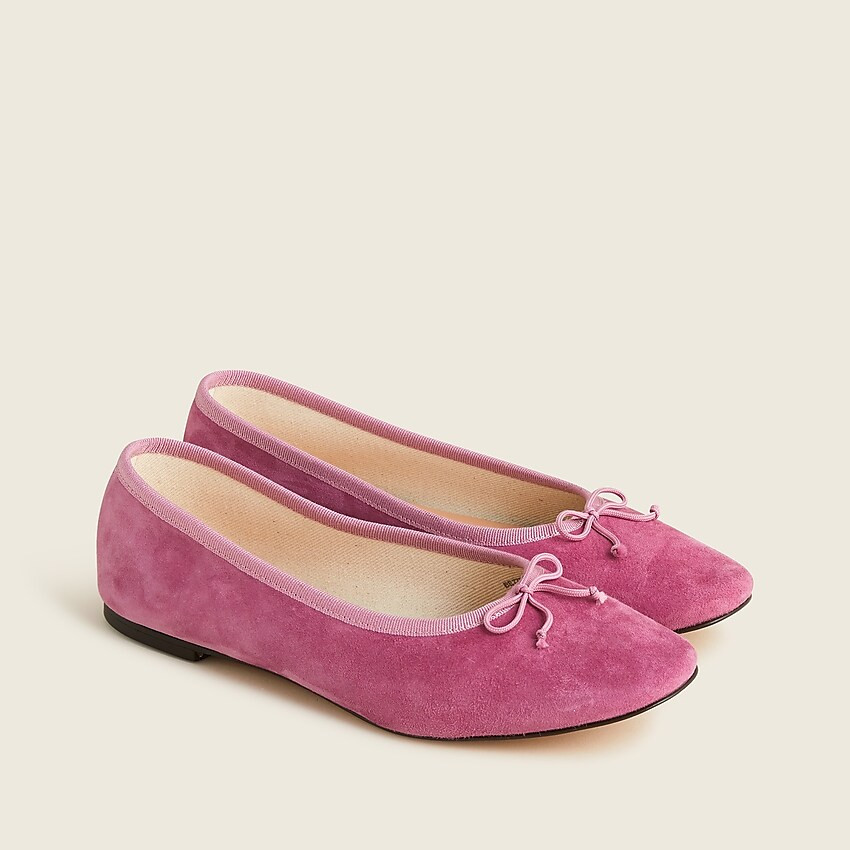 Zoe ballet flats in suede | J. Crew US