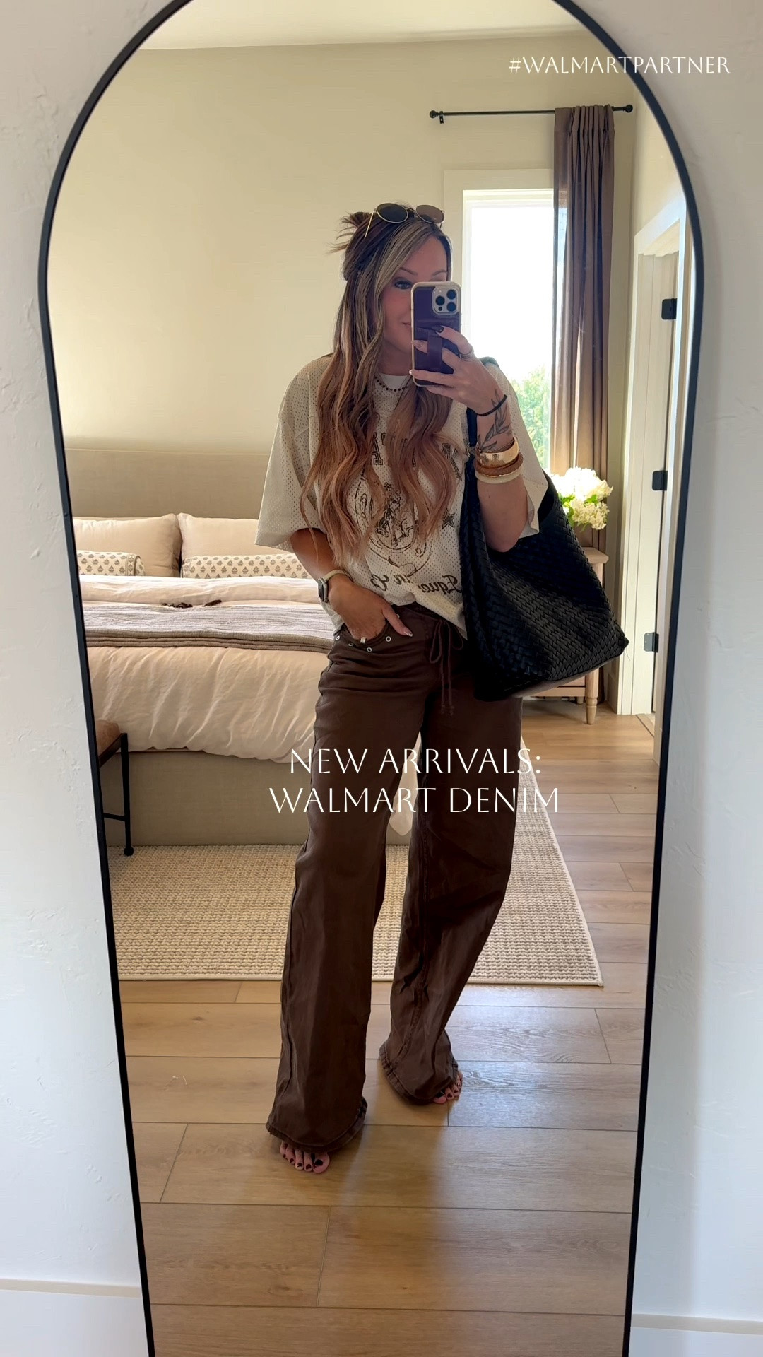 Walmart new arrivals - denim!!! Most under $30. My FAVORITE is the brown denim. They are loose and so comfortable. If I’m wearing denim - it has to be comfortable. I’m someone who doesn’t typically like jeans! I approve of all of these! Paired with new scarfs, jewelry, and bags from the new scenario brand at @Walmart - I also paired several outfits with super affordable graphic band tees for a cute and casual look this fall! Shop all my finds here! #WalmartPartner #WalmartStyle @walmartstyle

#LTKootd #LTKMidsize #LTKTravel