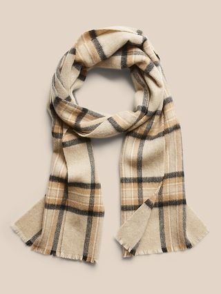 Plaid Wool Scarf | Banana Republic (US)