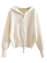 'Page' Knitted Zip-up Hoodie (4 Colors) | Goodnight Macaroon
