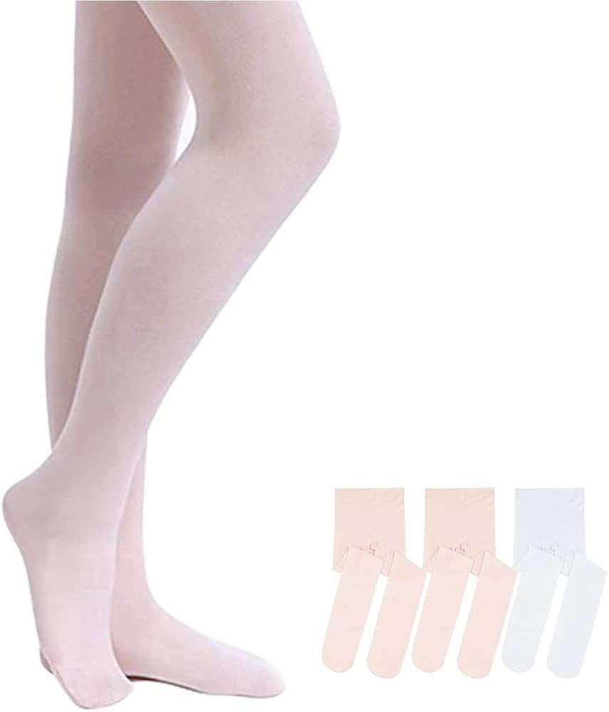 Stelle Girls' Ultra Soft Pro Dance Tight/Ballet Footed Tight (Toddler/Little Kid/Big Kid) | Amazon (US)