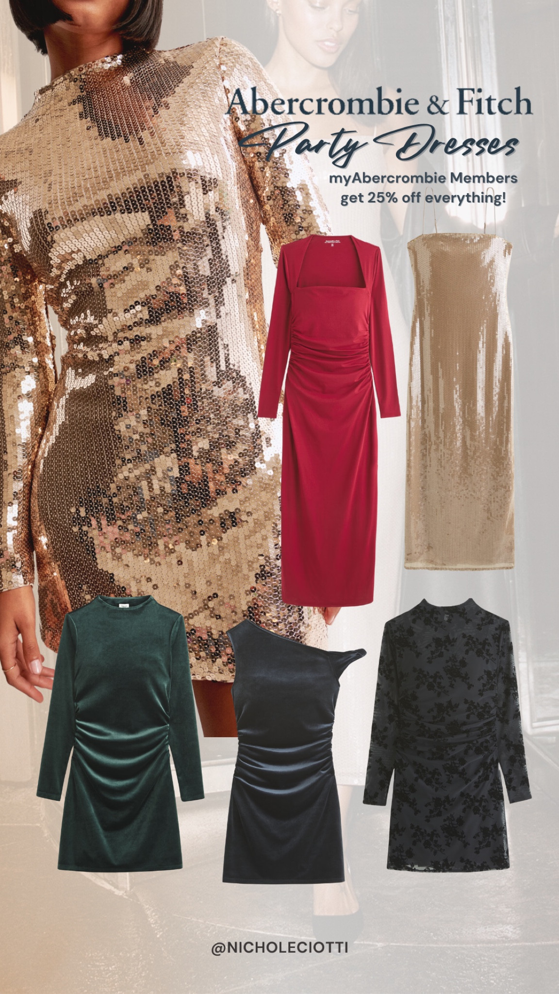 Party season is in full swing! Save big at Abercrombie during Cyber Week with 25% off everything for myAbercrombie members. Holiday parties, dresses, sequins, velvet mini dress 

#LTKSeasonal #LTKHoliday #LTKCyberWeek