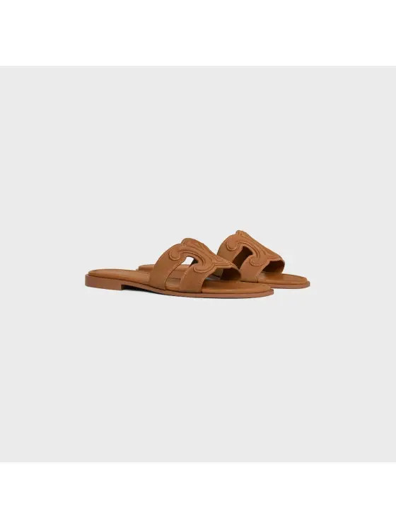 MARINA TRIOMPHE MULE IN SUEDE CALFSKIN | Senser US