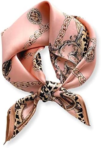 PoeticEHome 100% Mulberry Silk Neck Scarf 21"x21" Small Square Scarfs for Women Gift Packed | Amazon (US)