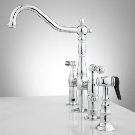 Bellevue Bridge Kitchen Faucet with Sprayer | Wayfair North America