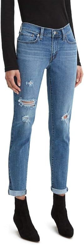 Levi's Women's New Boyfriend Jeans Pants, -hawaii blue, 30 (US 10) at Amazon Women's Jeans store | Amazon (US)