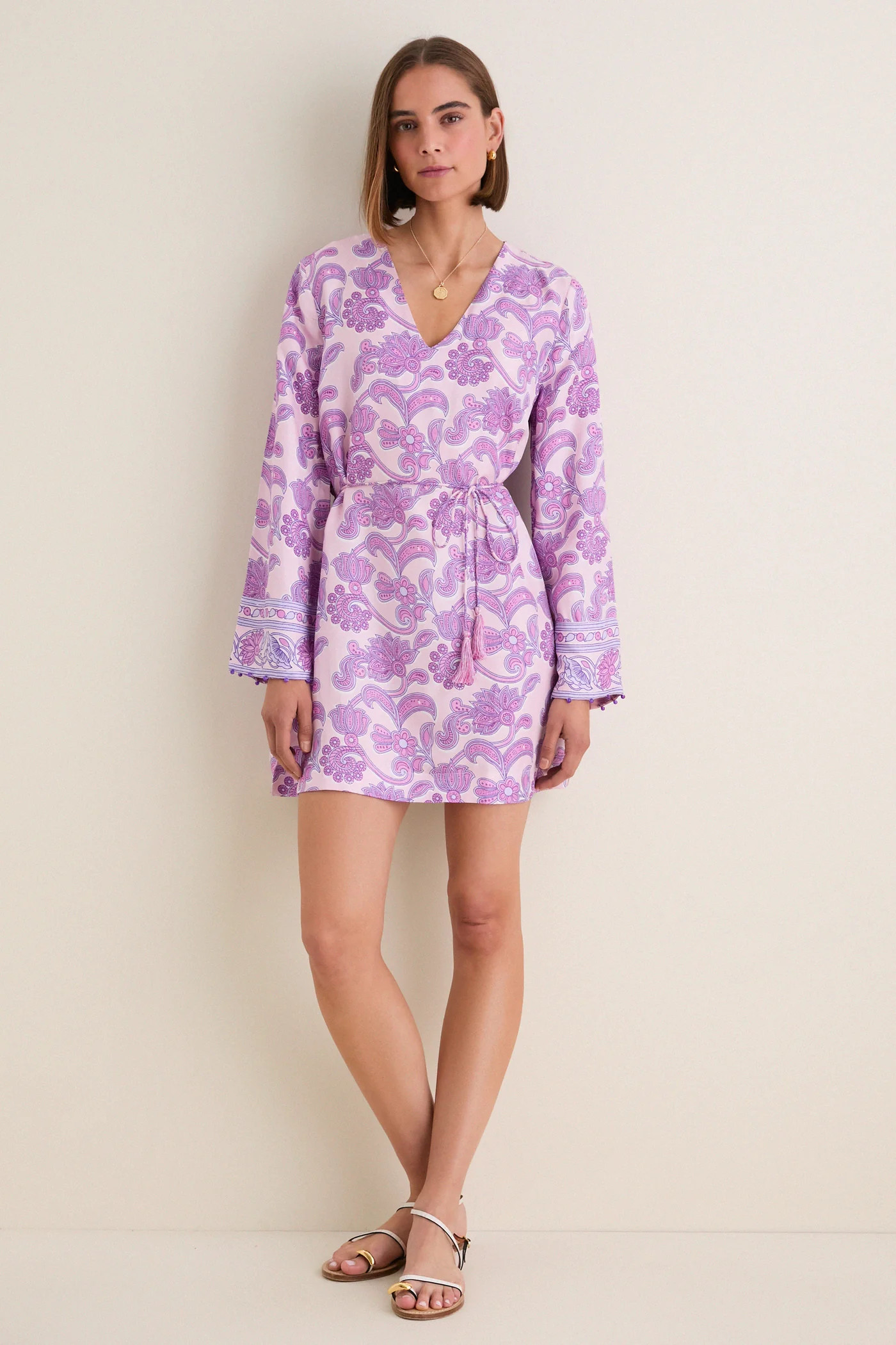 Brocade Amethyst Jaya Mini Dress | Tuckernuck (US)