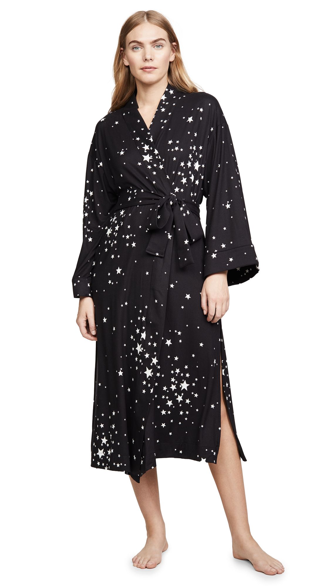 Mason Grey Black Stars Kimono | Shopbop