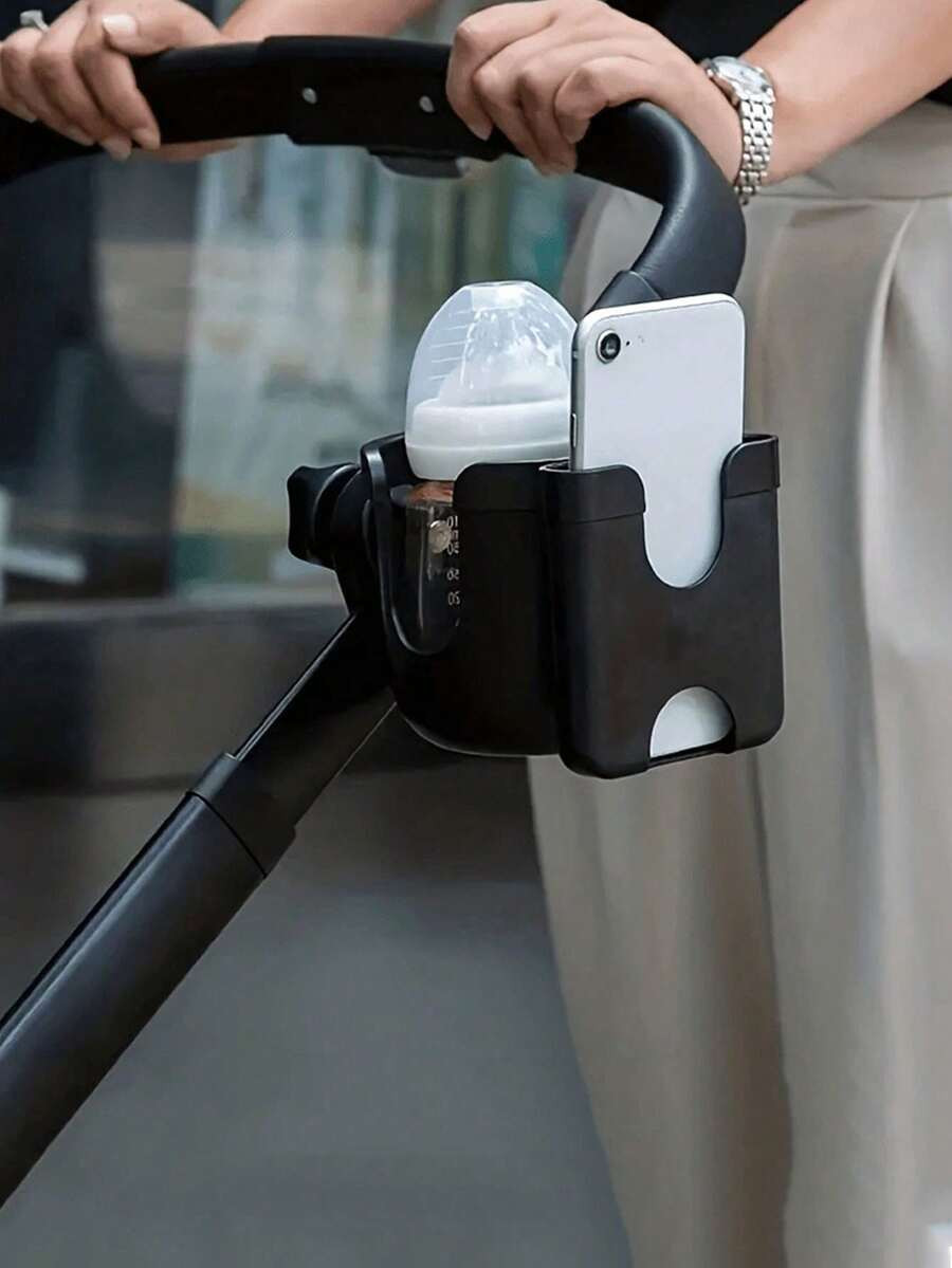 One Stroller Cup Holder And Mobile Phone Holder, Multi-Functional Stroller Accessory With Bottle ... | SHEIN