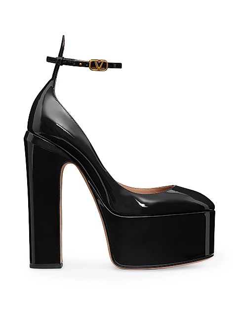 Tan-go Platform Pump In Patent Leather 155 mm | Saks Fifth Avenue