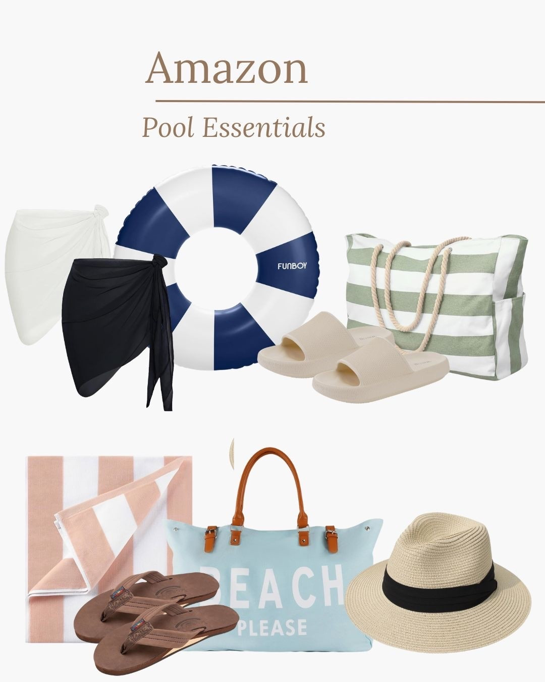 Amazon pool essentials!

#LTKdayinmylife #LTKSeasonal #LTKSwim