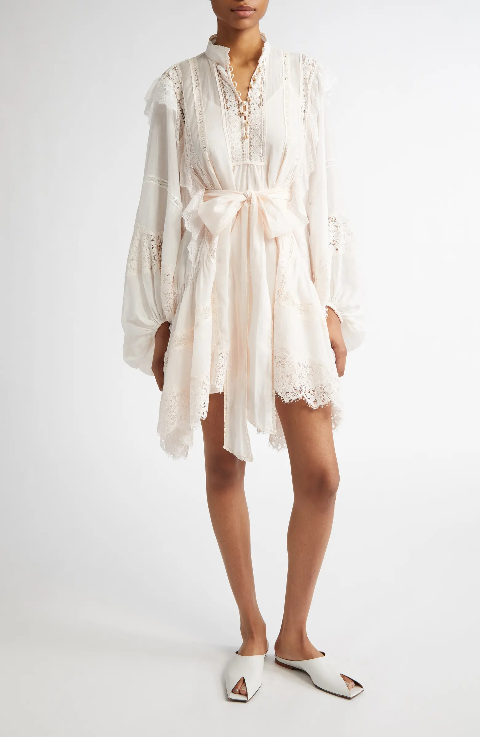 Crush Lace Billow Minidress | Nordstrom