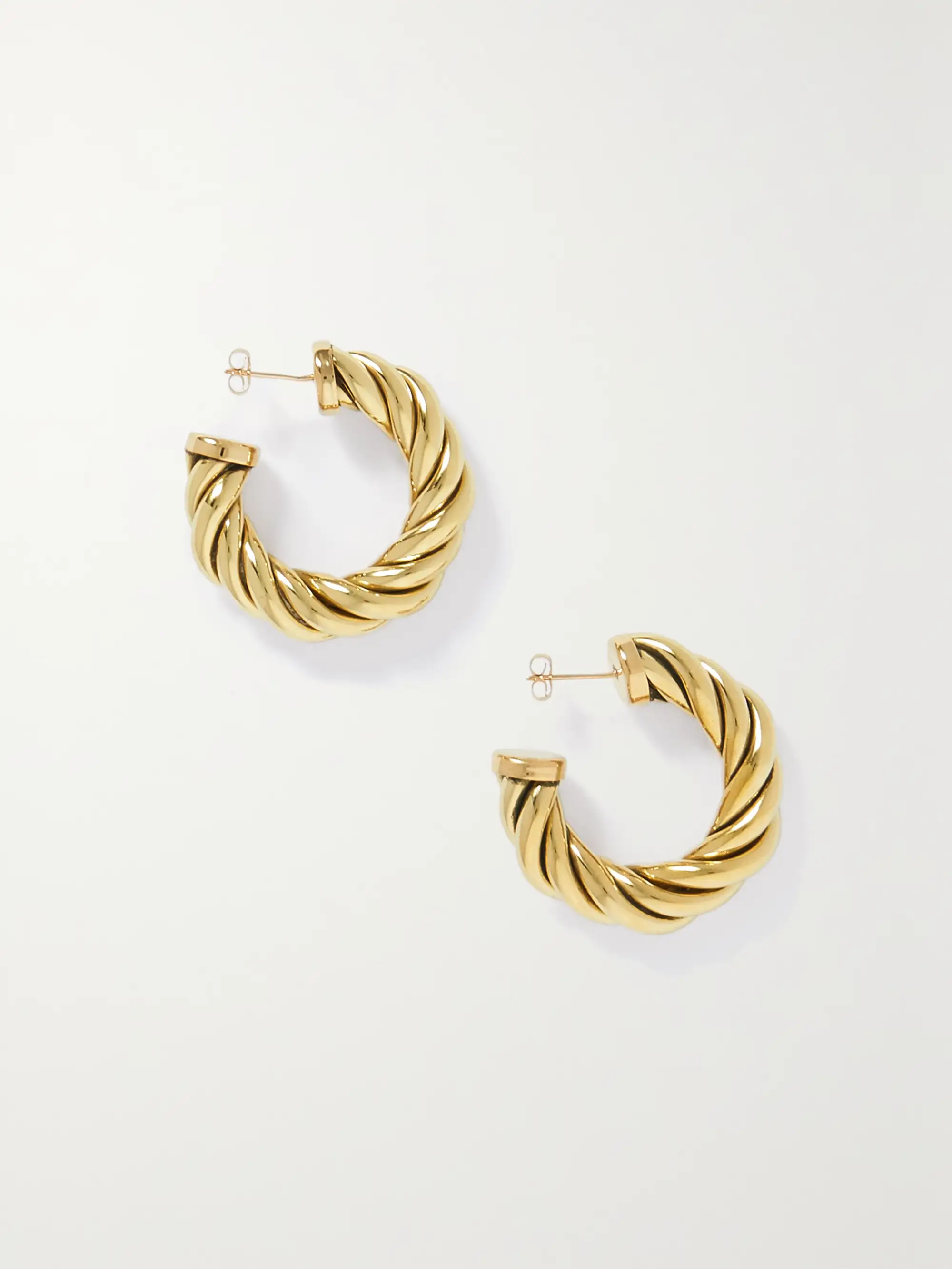 Spira gold-tone hoop earrings | NET-A-PORTER (US)
