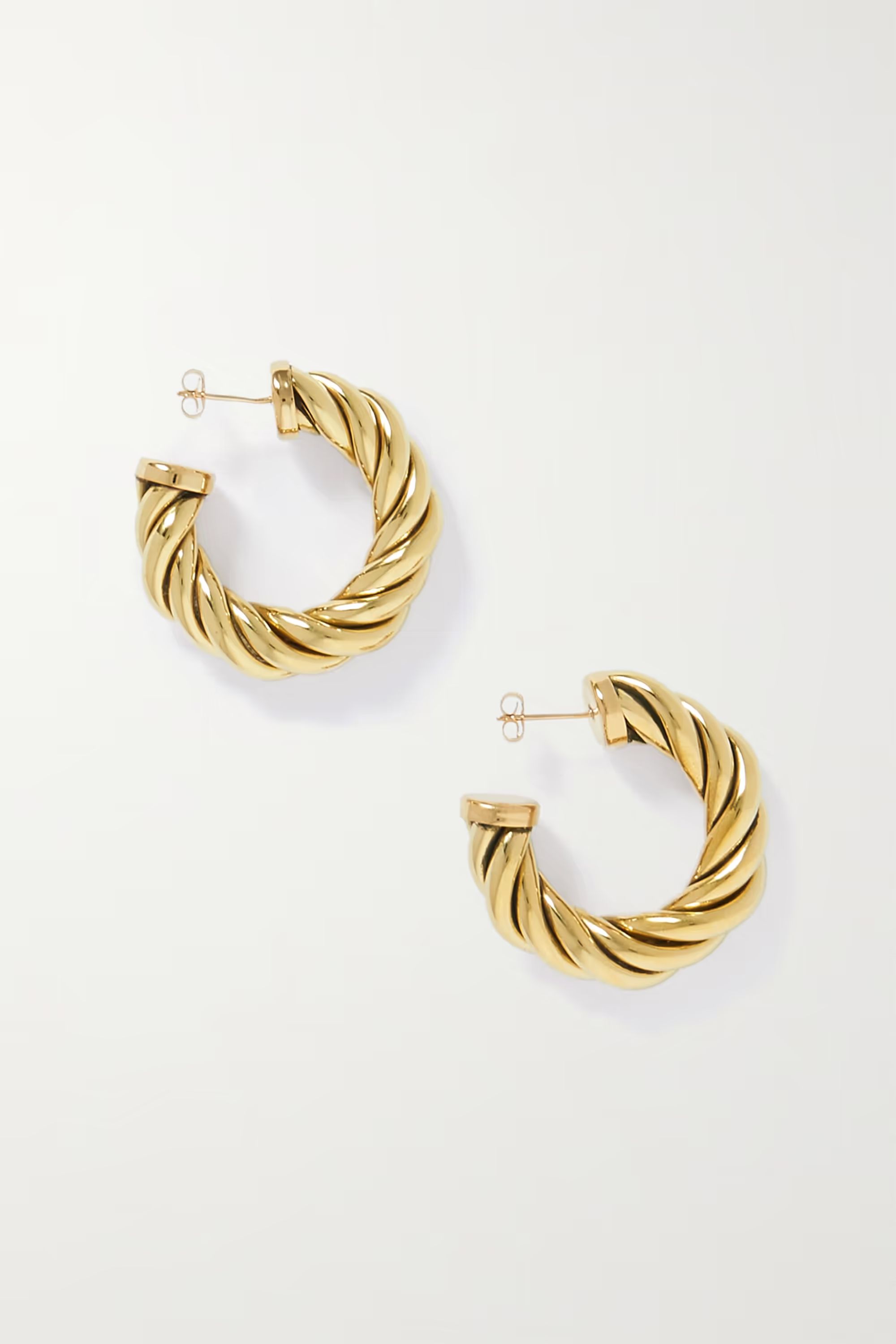 Spira gold-tone hoop earrings | NET-A-PORTER (US)