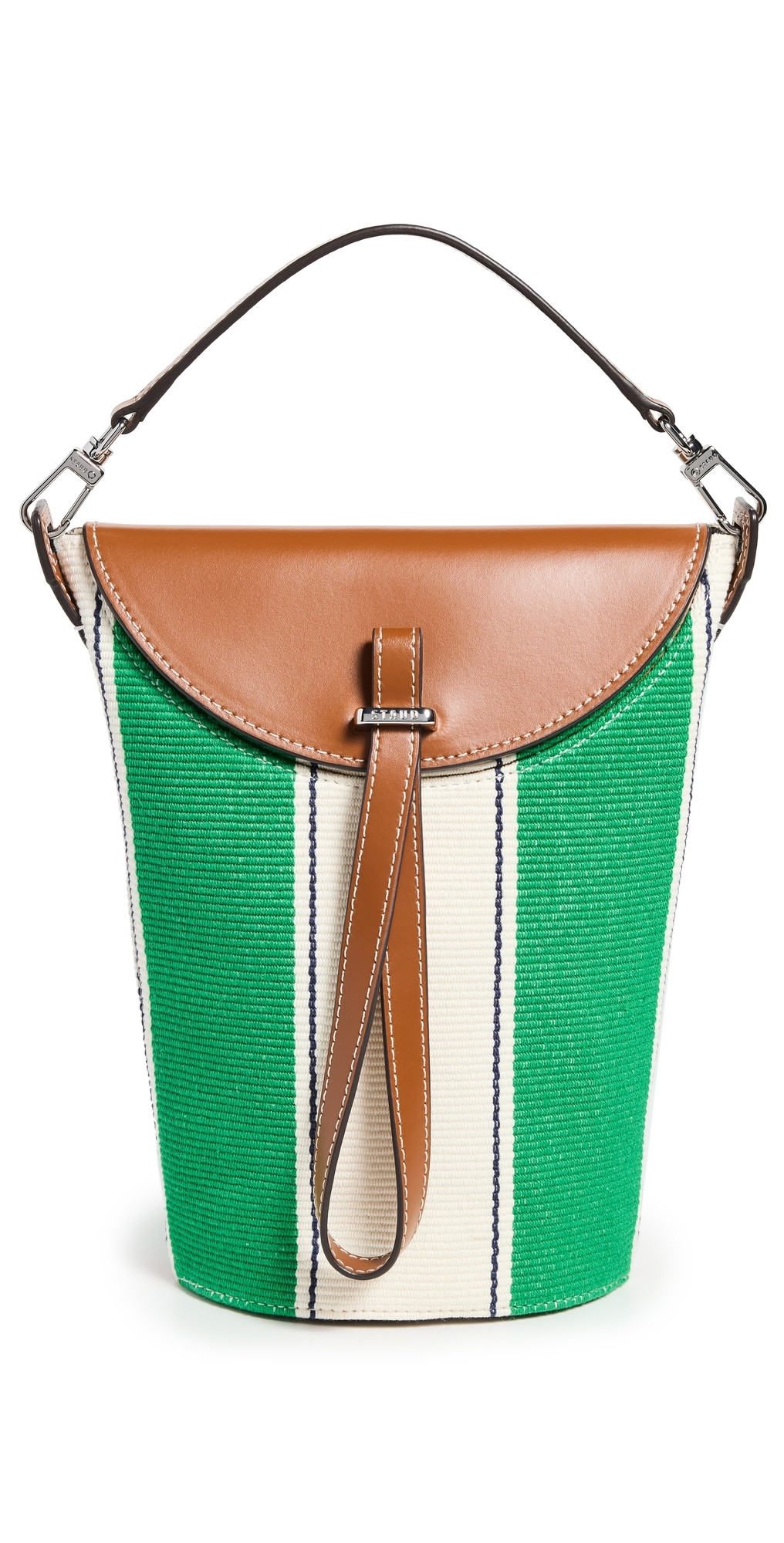 STAUD Phoebe Convertible Bucket Bag Bungalow Stripe One Size | Shopbop