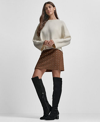 DKNY Jeans Women's Embellished Mini Skirt - Macy's | Macy's