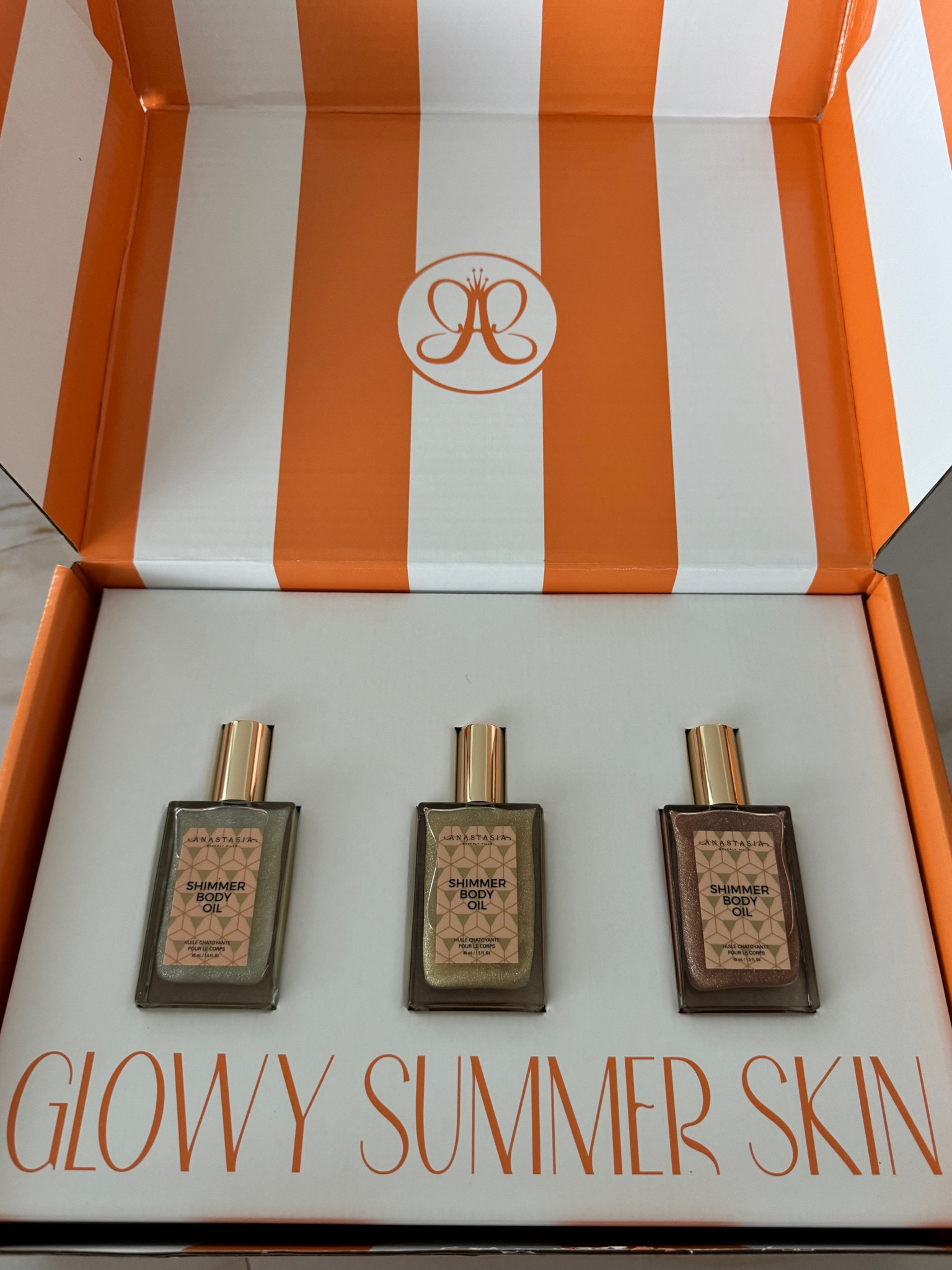 In love with the new shimmer body oils from Anastasia Beverly Hills ✨✨✨ 3 shades now available. Use code LABORDAY for 20% off sitewide 🫶🏼 #ad #abhshimmerbodyoil

#LTKBeauty #LTKSaleAlert #LTKFindsUnder50