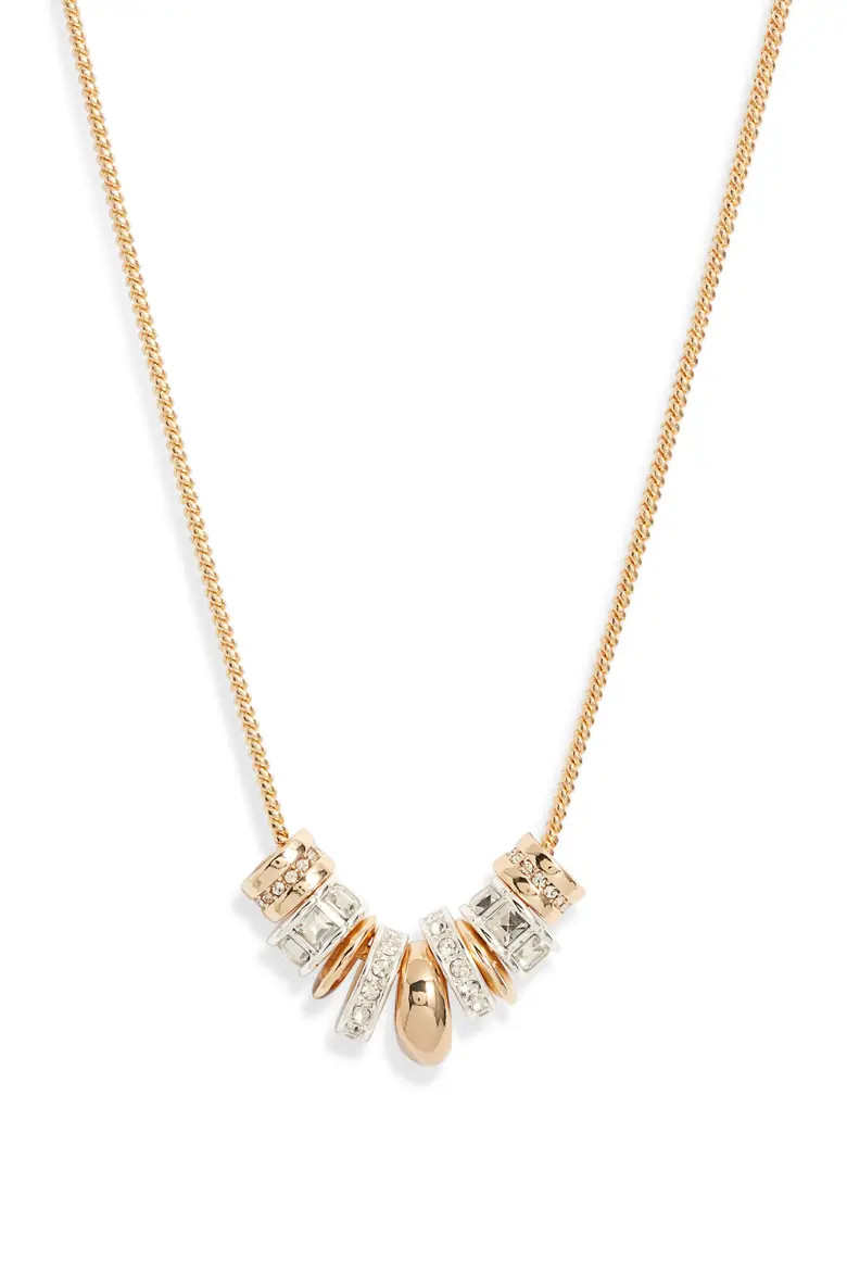 Nordstrom Crystal Disc Bead Necklace (Women) | Nordstrom | Nordstrom