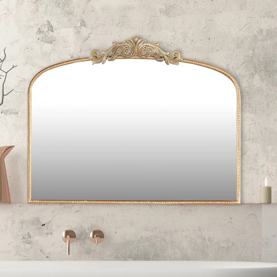 Alysson/ornate Gold Arch Wall Mirror/baroque Style Vintage - Etsy Canada | Etsy (CAD)