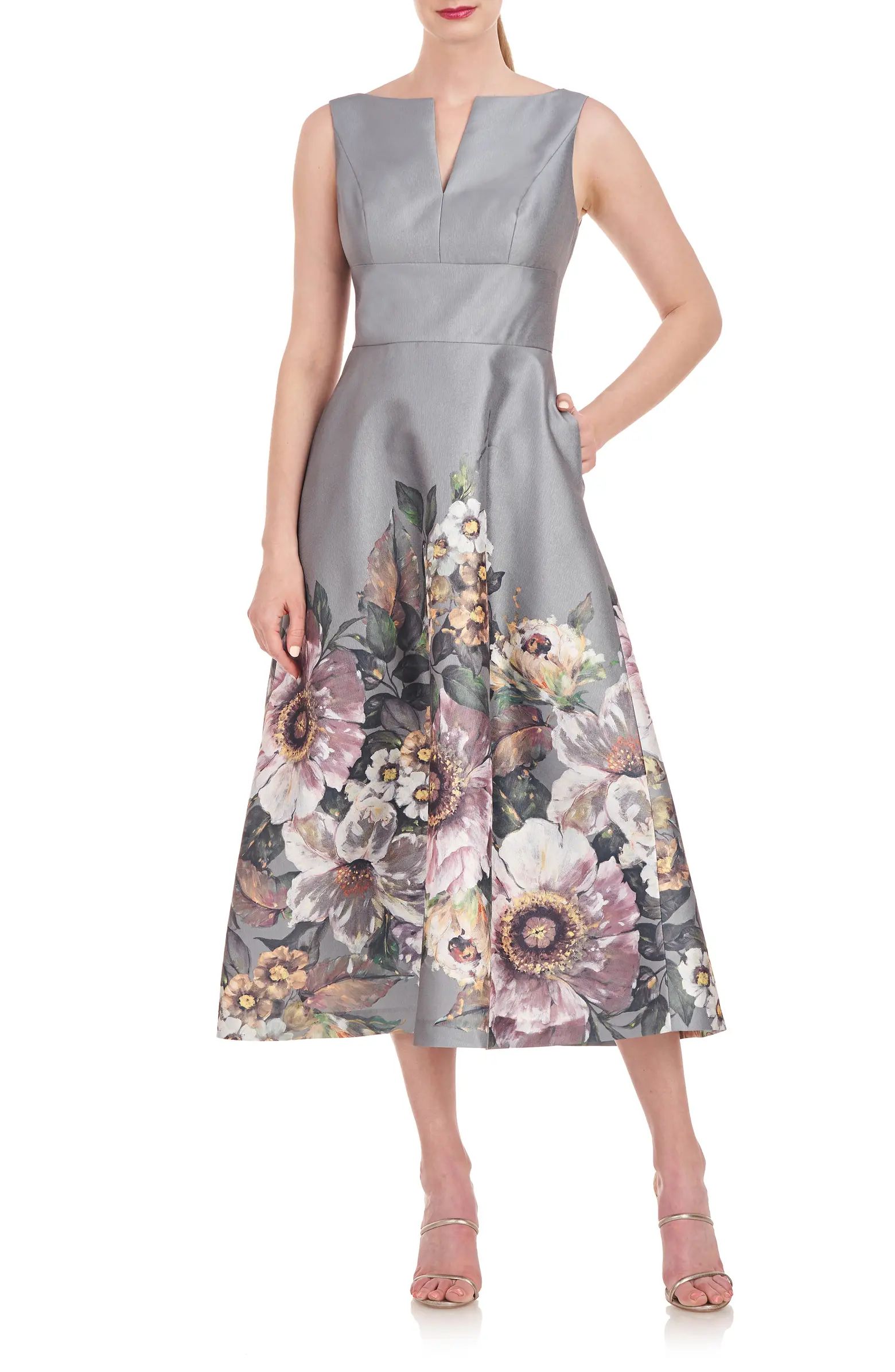 Marlene Floral Print A-Line Dress | Nordstrom