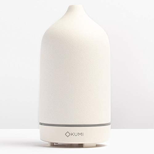 Kumi Stone Diffuser, Ceramic Cover, Ultrasonic Technology for Aromatherapy and Diffusing Essentia... | Amazon (US)