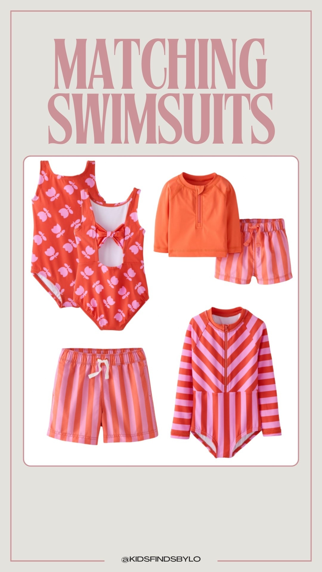 Matching swimsuits for babies, toddlers & older kids! 

#LTKSwim #LTKBaby #LTKKids