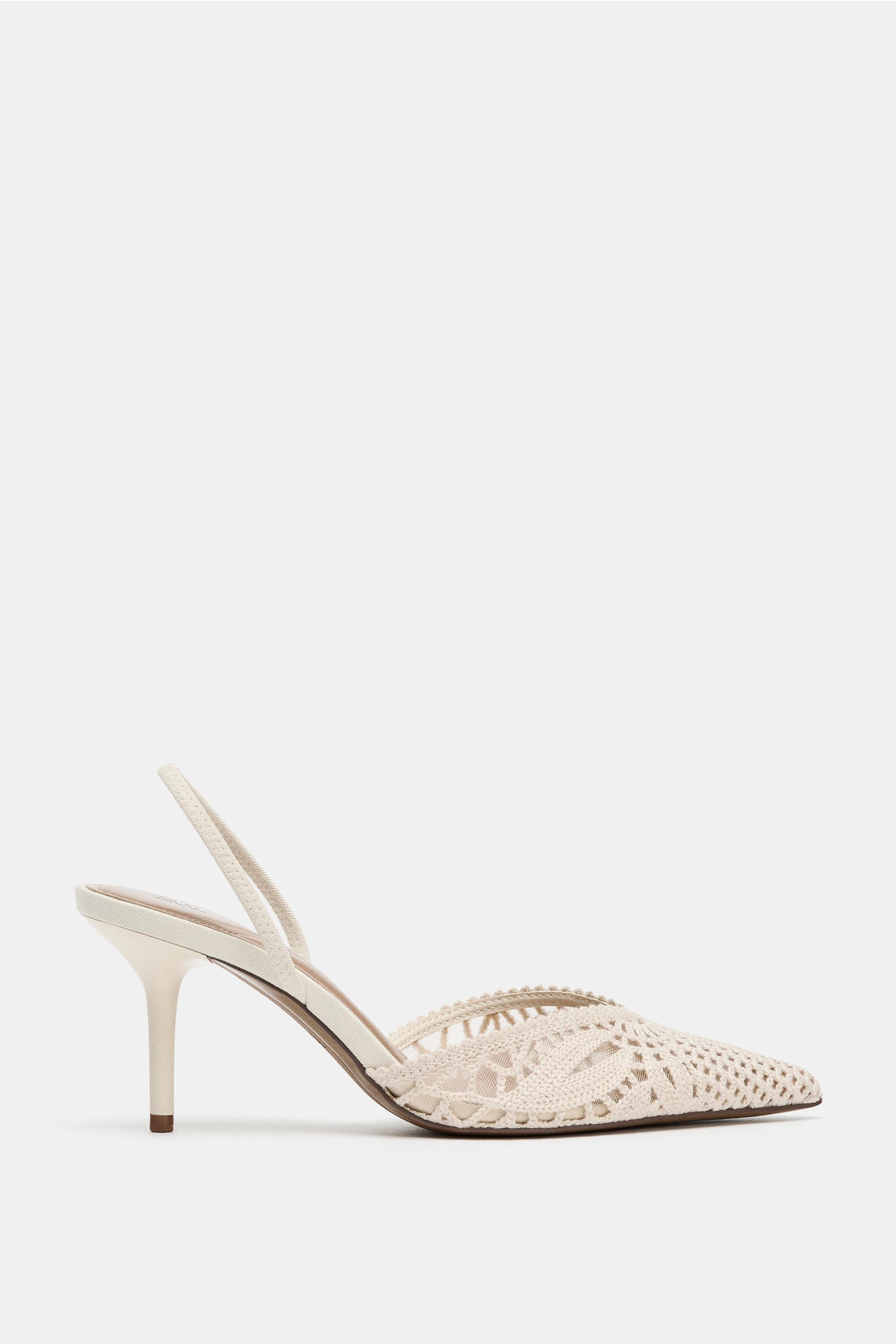 ABSATZSCHUH MIT PERFORIERTEM OBERTEIL | Zara US