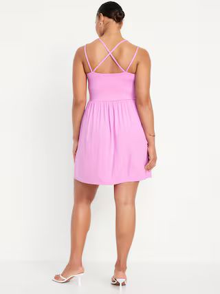 Fit & Flare Strappy Mini Dress | Old Navy (US)