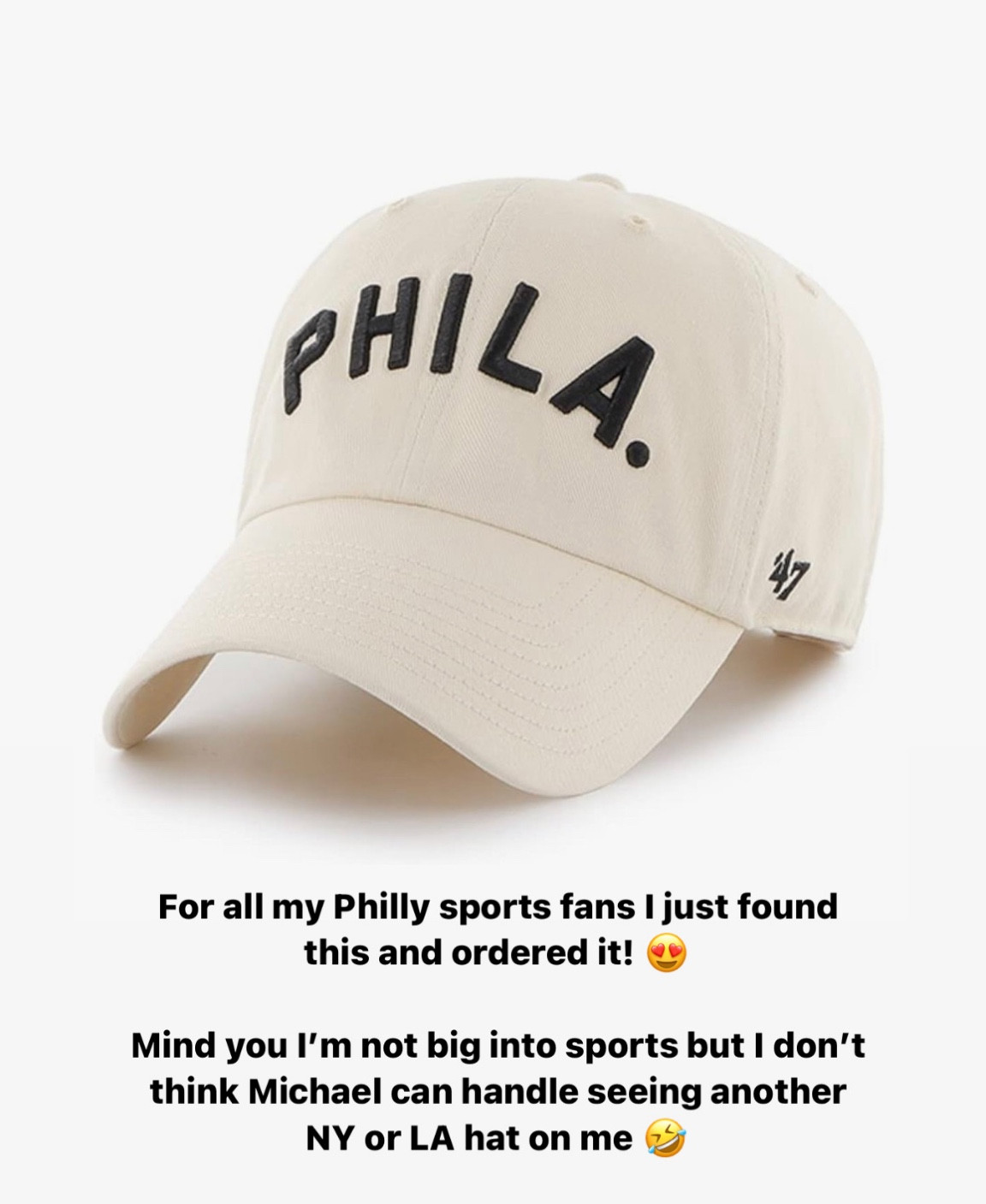 Perfect hat for Philly sports fans!!!

#LTKFindsUnder100 #LTKFindsUnder50 #LTKStyleTip