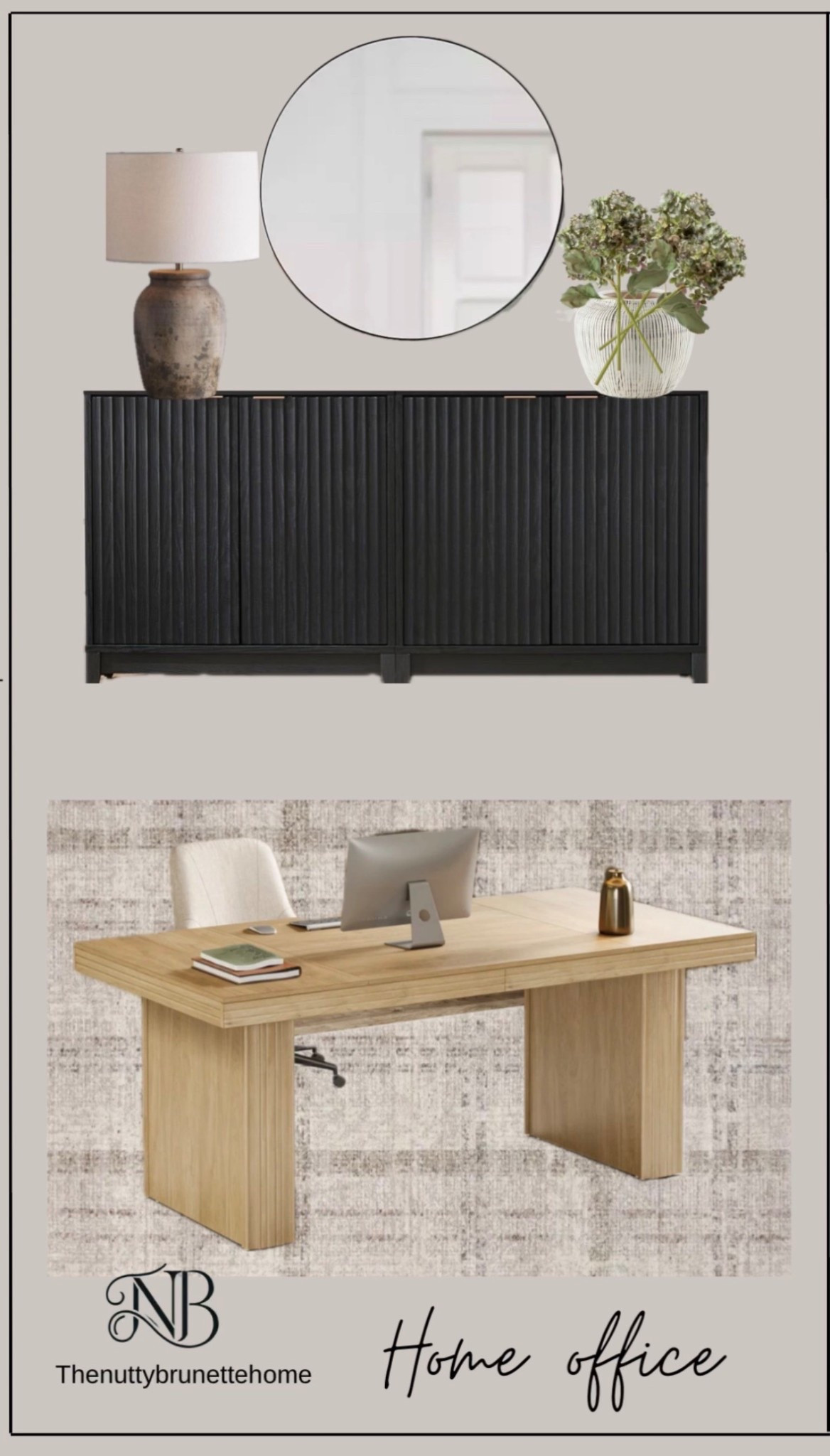 Wood desk, wayfair executive desk, light wood desk, black sideboard, black console, home office 

#LTKSaleAlert #LTKHome #LTKSeasonal