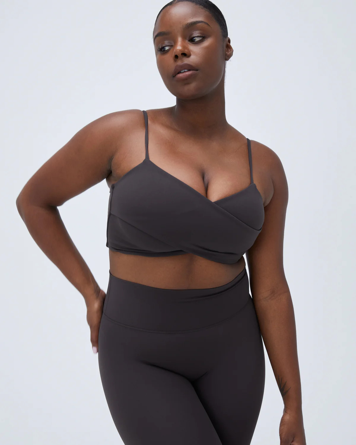 Ultimate Wrap Bra - Coffee Bean | Adanola UK