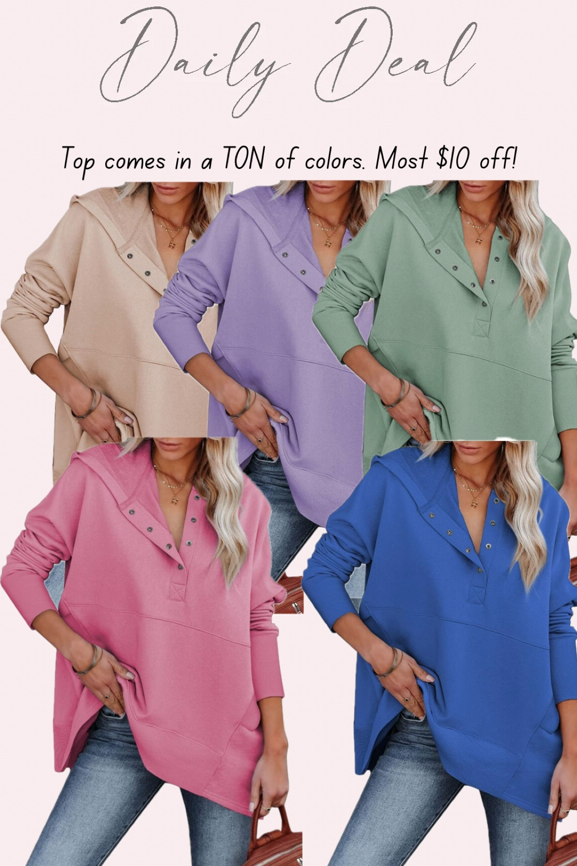 Top comes in so many colors!!
🩷❤️🧡💛💚🩵💙💜🩶

#LTKxPrime #LTKfindsunder50 #LTKGiftGuide