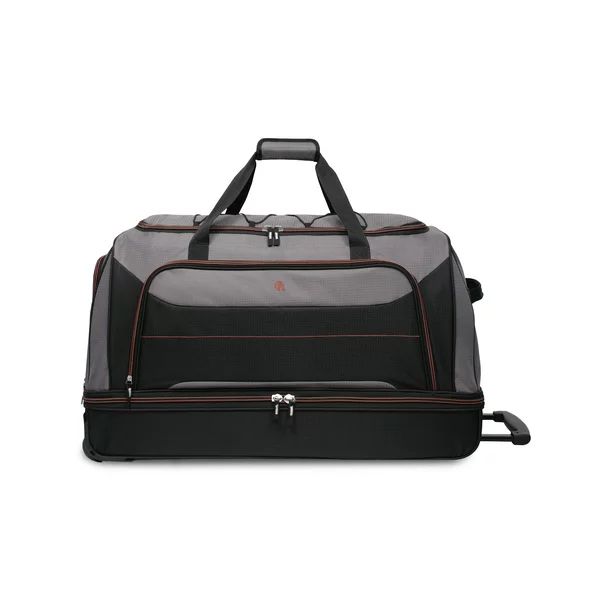 Protege 30in Rolling Drop-Bottom Duffel Bag, Black and Grey - Walmart.com | Walmart (US)