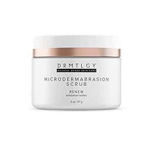 DRMTLGY Microdermabrasion Facial Scrub and Face Exfoliator. Natural Non-Abrasive Face Exfoliator ... | Amazon (US)