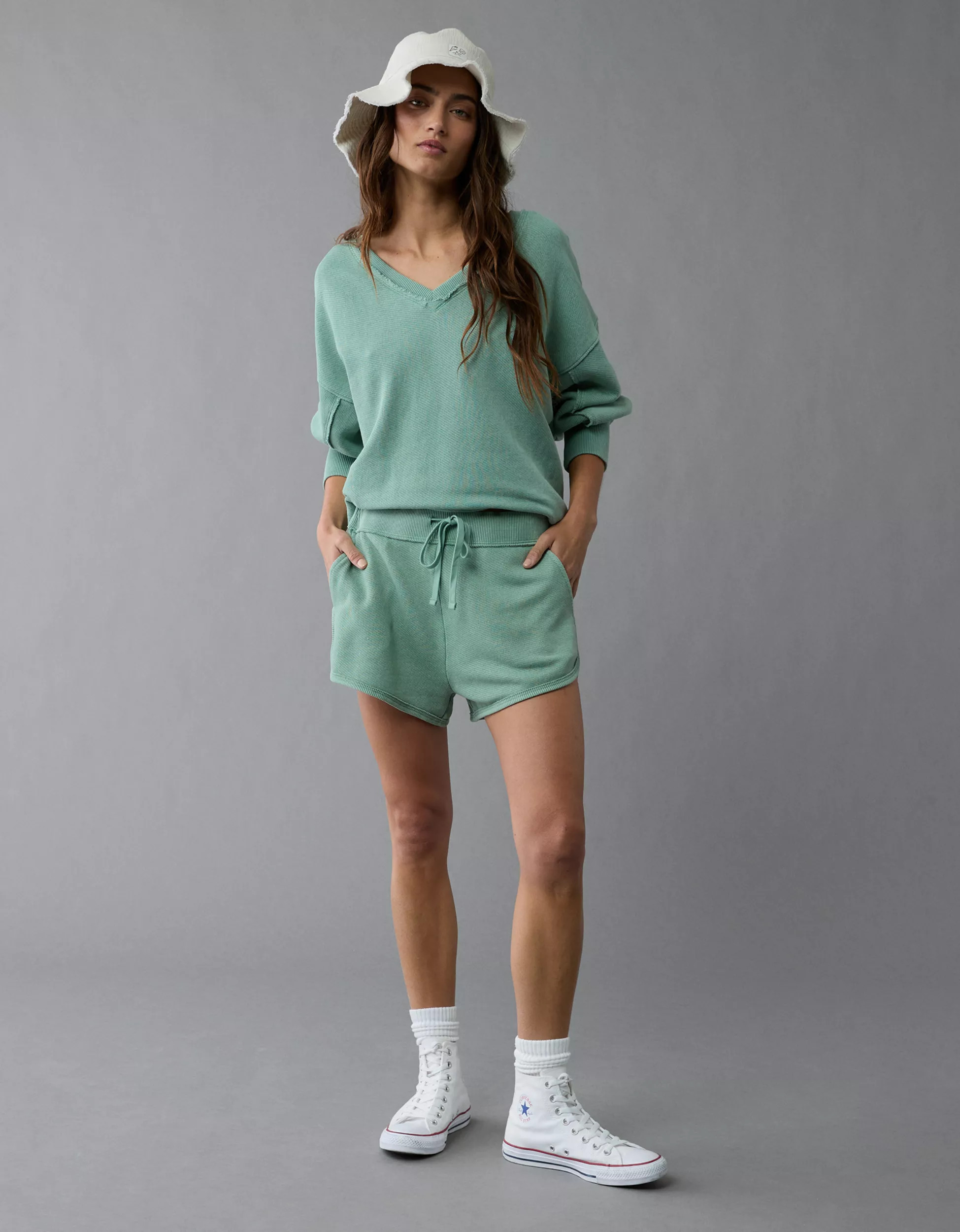 AE Saltwash Fleece Short | American Eagle Outfitters (US & CA)