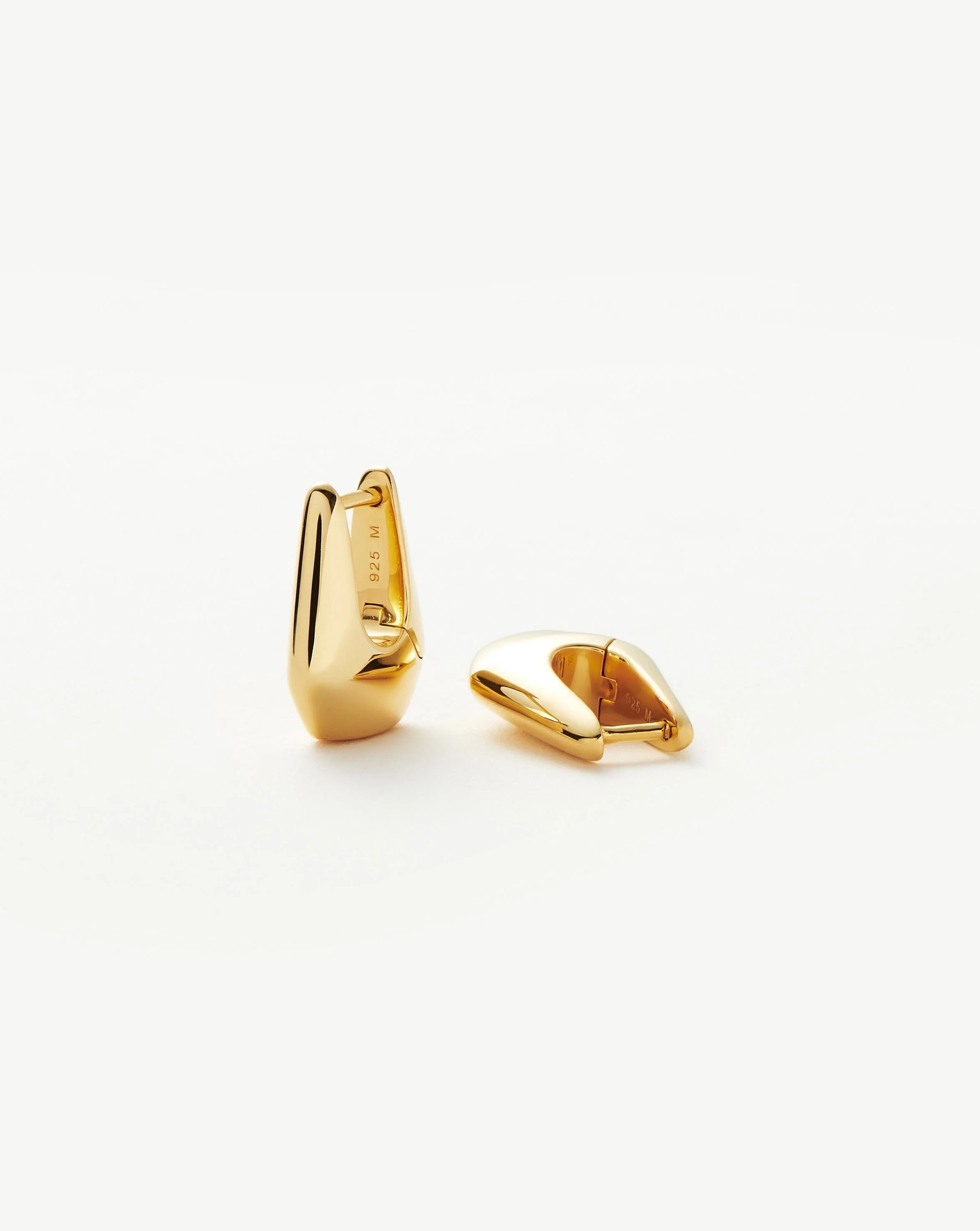 Lucy Williams Arco Small Hoop Earrings | 18k Gold Vermeil | Missoma US