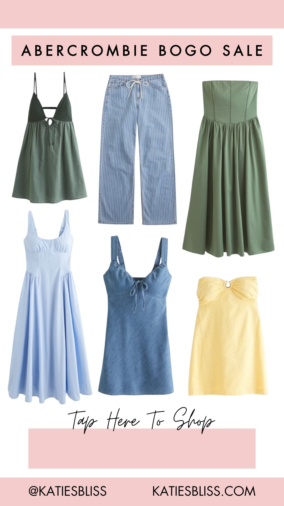 Abercrombie sale 🤍 buy one get one 50% off 

Bogo. Sale. Deal. Markdown. Spring sale. Abercrombie. A&F. Dress. Midi. Maxi. Mini. Jeans. 



#LTKSaleAlert