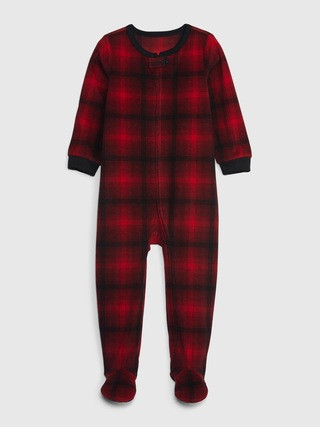 babyGap 100% Recycled Print PJ One-Piece | Gap (US)
