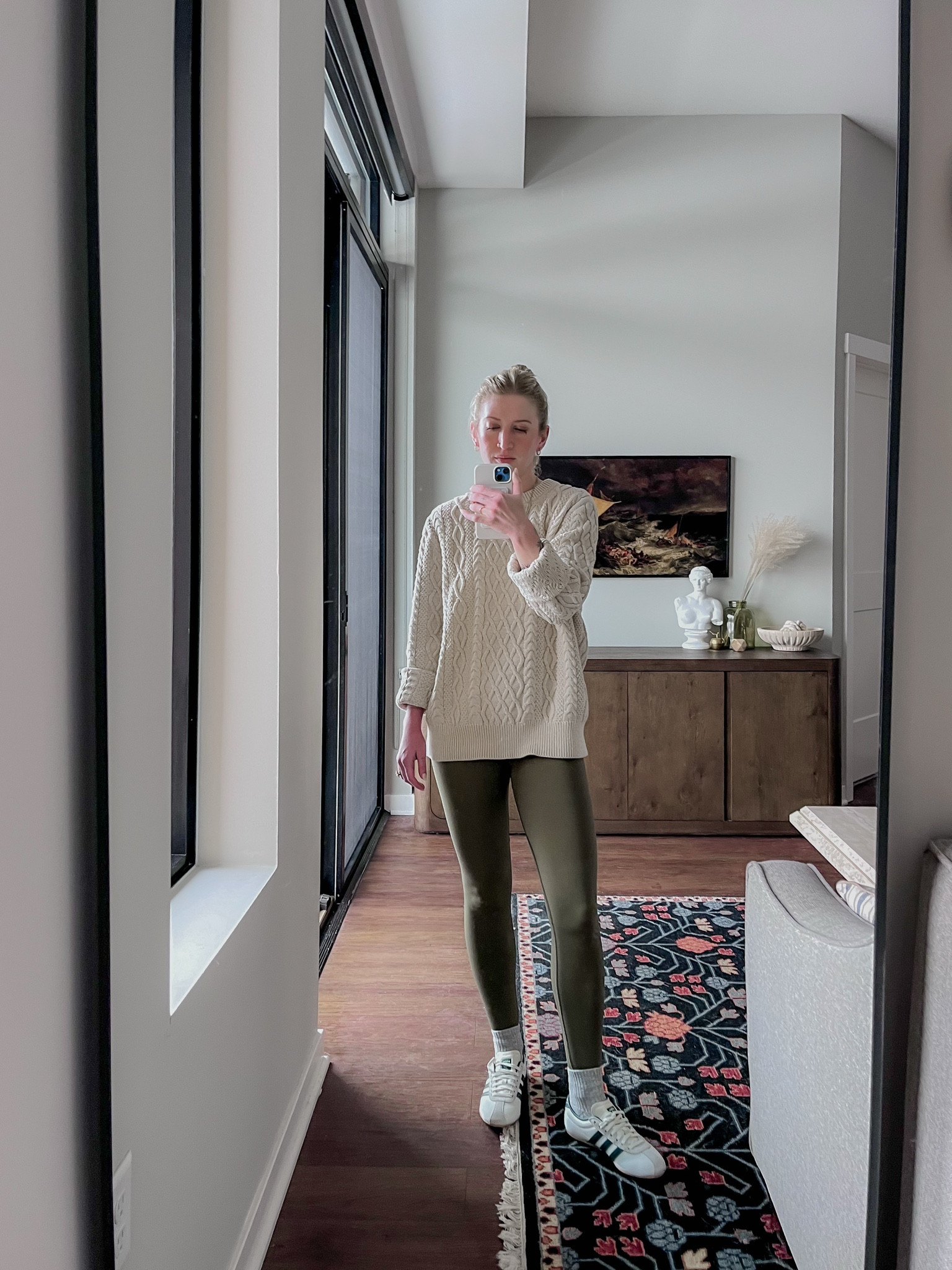 Leggings, cable knit, and adidas 

#LTKSeasonal #LTKStyleTip #LTKPetite