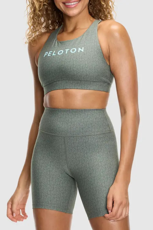 Peloton Cadent V Strap Bra - Print in Abstract Crosshatch at Nordstrom, Size X-Small | Nordstrom