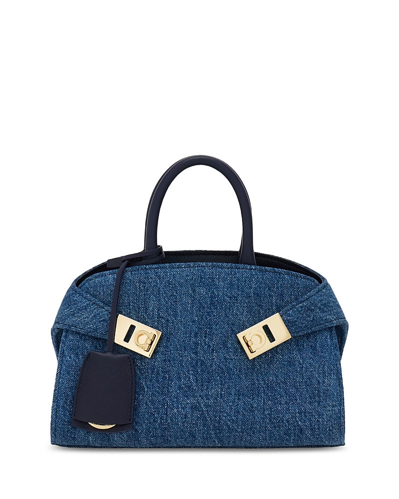 Ferragamo Hug Mini Denim Handbag | Bloomingdale's (US)
