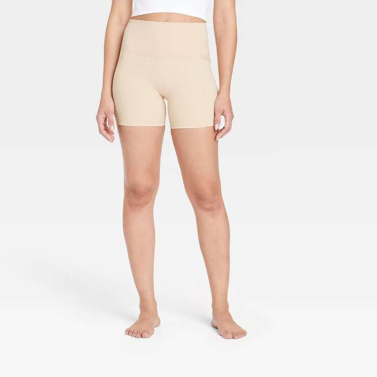 Women's Brushed Sculpt Bike Shorts 5" - All in Motion™ | Target